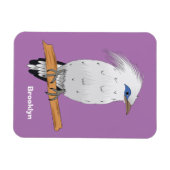 Magnet Flexible Bali Mina tropical oiseau exotique (Horizontal)