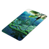 Magnet Flexible Bali | Vue D'Ensemble Des Terrasses De Riz (Côté Gauche)