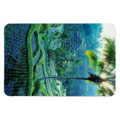 Magnet Flexible Bali | Vue D'Ensemble Des Terrasses De Riz (Horizontal)