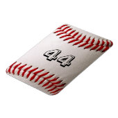 Magnet Flexible Balle de baseball blanche classique avec numéro de (Côté Gauche)