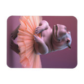 Magnet Flexible Ballerina Hippo (Horizontal)