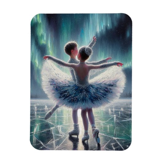 Magnet Flexible Ballet sur glace (Vertical)