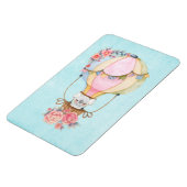 Magnet Flexible Ballons à air chaud mignon avec aquarelle à ours (Côté Gauche)