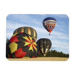 Magnet Flexible Ballons à air chaud près de Wanaka, Île du Sud, No