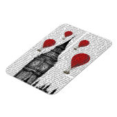 Magnet Flexible Ballons Big Ben et Red Hot Air (Côté Gauche)