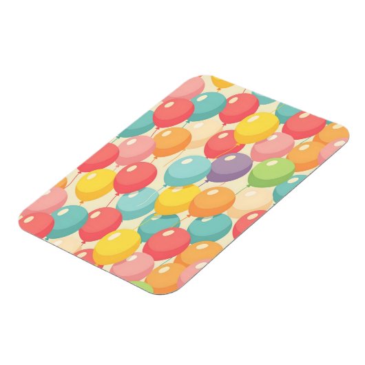 Magnet Flexible Ballons de fête de différentes couleurs (Côté Gauche)