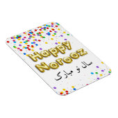 Magnet Flexible Ballons d'or Bonne année Norooz Perse (Côté Droit)