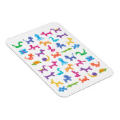 Magnet Flexible Balloon Animal Color Motif - Enfants & Fête Clown (Côté Droit)