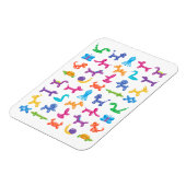 Magnet Flexible Balloon Animal Color Motif - Enfants & Fête Clown (Côté Gauche)