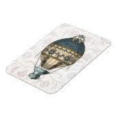 Magnet Flexible Balloon baroque bleu & crème (Côté Gauche)