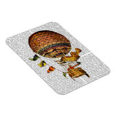 Magnet Flexible Ballotte à air chaud avec drapeaux (Côté Droit)