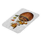 Magnet Flexible Ballotte à air chaud avec drapeaux (Côté Gauche)