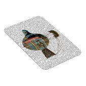 Magnet Flexible Ballotte à air chaud avec plume de queue (Côté Droit)