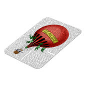 Magnet Flexible Ballotte à air chaud Jardin De Tuileries (Côté Gauche)