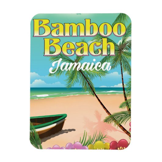 Magnet Flexible Bamboo Beach Jamaïque (Vertical)