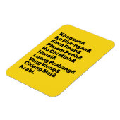 Magnet Flexible Banana Pancake Trail / Circuit (Côté Gauche)