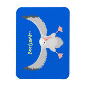 Magnet Flexible Bande dessinée de l'oiseau mûre albatros (Vertical)