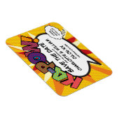 Magnet Flexible Bande dessinée KA-POW Moderne Amusement Enregistre (Côté Droit)