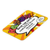 Magnet Flexible Bande dessinée KA-POW Moderne Amusement Enregistre (Côté Gauche)