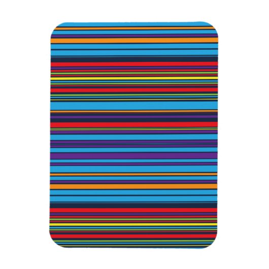 Magnet Flexible Bandes de violet bleu mignonne (Vertical)