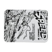 Magnet Flexible Bandes dessinées SPEED des années 1940 (Horizontal)