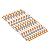 Magnet Flexible Bandes marron gris mignonne (Côté Droit)