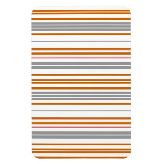 Magnet Flexible Bandes marron gris mignonne (Vertical)
