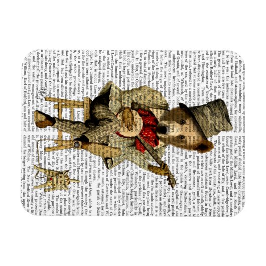 Magnet Flexible Banjo Bear (Horizontal)