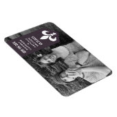 Magnet Flexible Bannière de floraison chic violet Enregistrer l'ai (Côté Droit)