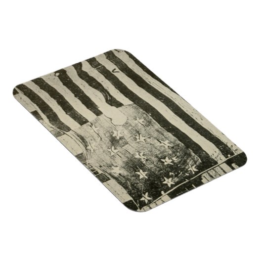 Magnet Flexible Bannière étoilée : drapeau américain à l'écran (Côté Droit)