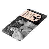 Magnet Flexible Bannière Lin Fleur De Lis Enregistrer l'aimant Dat (Côté Gauche)