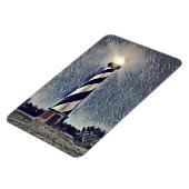 Magnet Flexible Banques extérieures du phare de Cape Hatteras OBX (Côté Gauche)