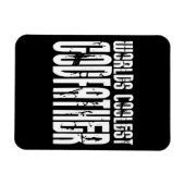 Magnet Flexible Baptême Christening Cadeaux Mondes Parrain le plus (Horizontal)