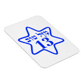 MAGNET FLEXIBLE BAR MITZVAH, BARMITZVAH, BATMITZVAH, BAT MITZVAH, (Côté Droit)