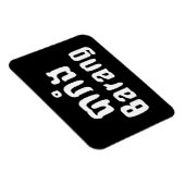 Magnet Flexible Barang ♦ Étranger en langue khmer ♦ Script (Côté Droit)