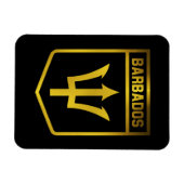Magnet Flexible Barbade Emblem (Horizontal)
