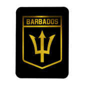 Magnet Flexible Barbade Emblem (Vertical)