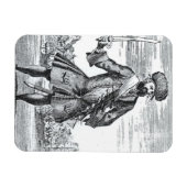 Magnet Flexible Barbe noire du pirate, tirée de "A General History (Horizontal)