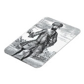 Magnet Flexible Barbe noire du pirate, tirée de "A General History (Côté Gauche)