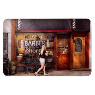 Magnet Flexible Barbier - Salon de coiffure - Moment de se faire c