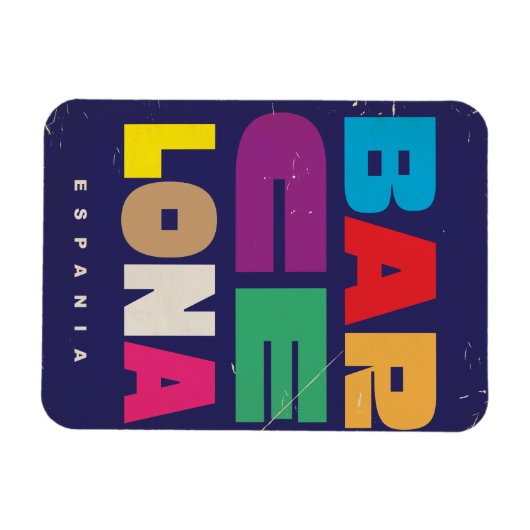 Magnet Flexible Barcelona Espania (Horizontal)