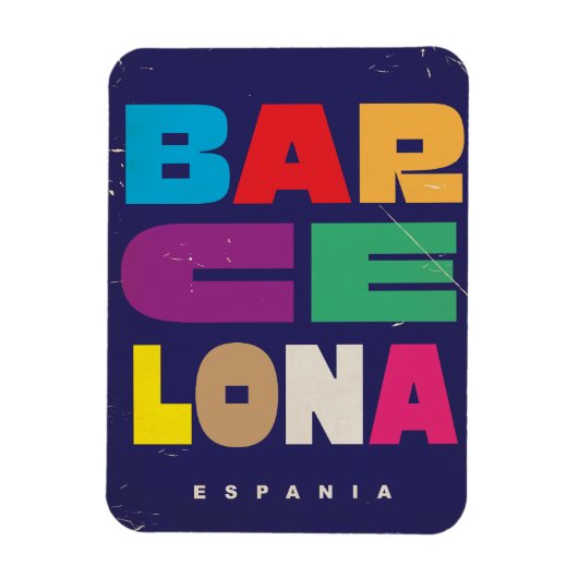 Magnet Flexible Barcelona Espania (Vertical)