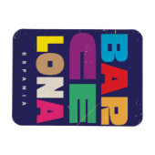 Magnet Flexible Barcelone Espagne (Horizontal)