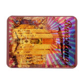 Magnet Flexible Barcelone, Espagne, Poster vintage (Horizontal)