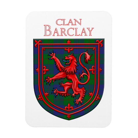 Magnet Flexible Barclay Chasse Tartan Scottish Plaid (Vertical)