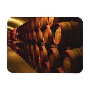 Magnet Flexible Barils de vin de Tokaj empilés dans le Disznoko