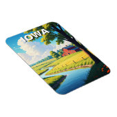 Magnet Flexible Barne rouge Iowa (Côté Droit)