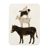 Barnyard Bufs - Âne, Chèvre, Chien, Chat