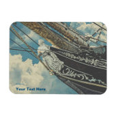 Magnet Flexible Barque Elissa Figurhead (Horizontal)