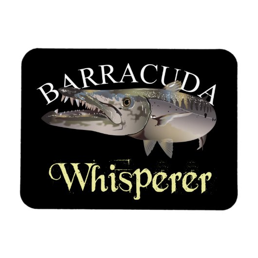 Magnet Flexible Barracuda Whisperer de couleur foncée (Horizontal)